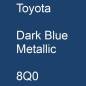 Preview: Toyota, Dark Blue Metallic, 8Q0.